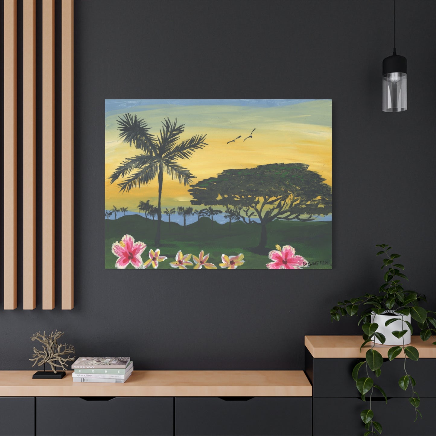 "Four Seasons Kona" - Stretched Canvas Wall Decor