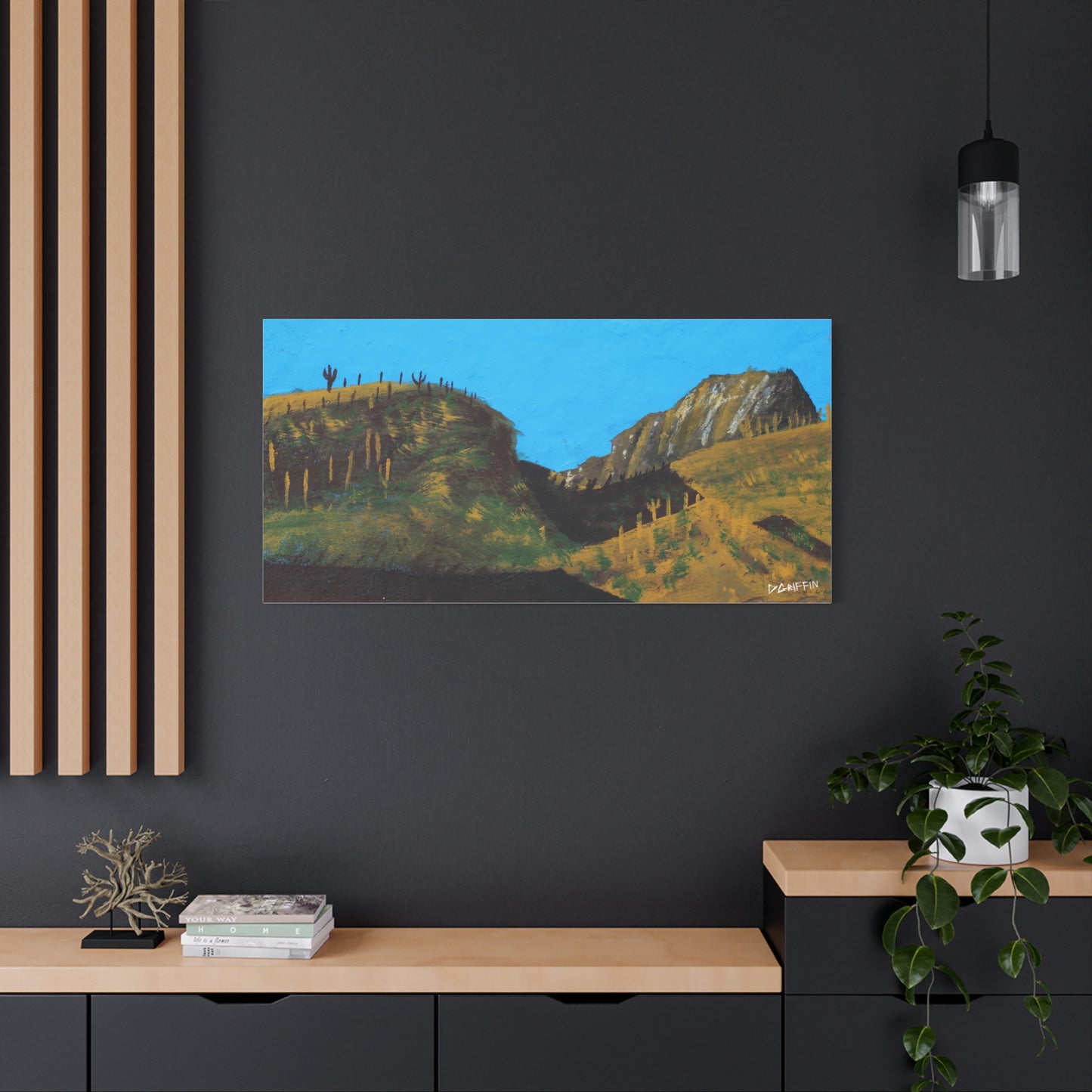 "Pima Canyon" - Stretched Canvas Wall Decor
