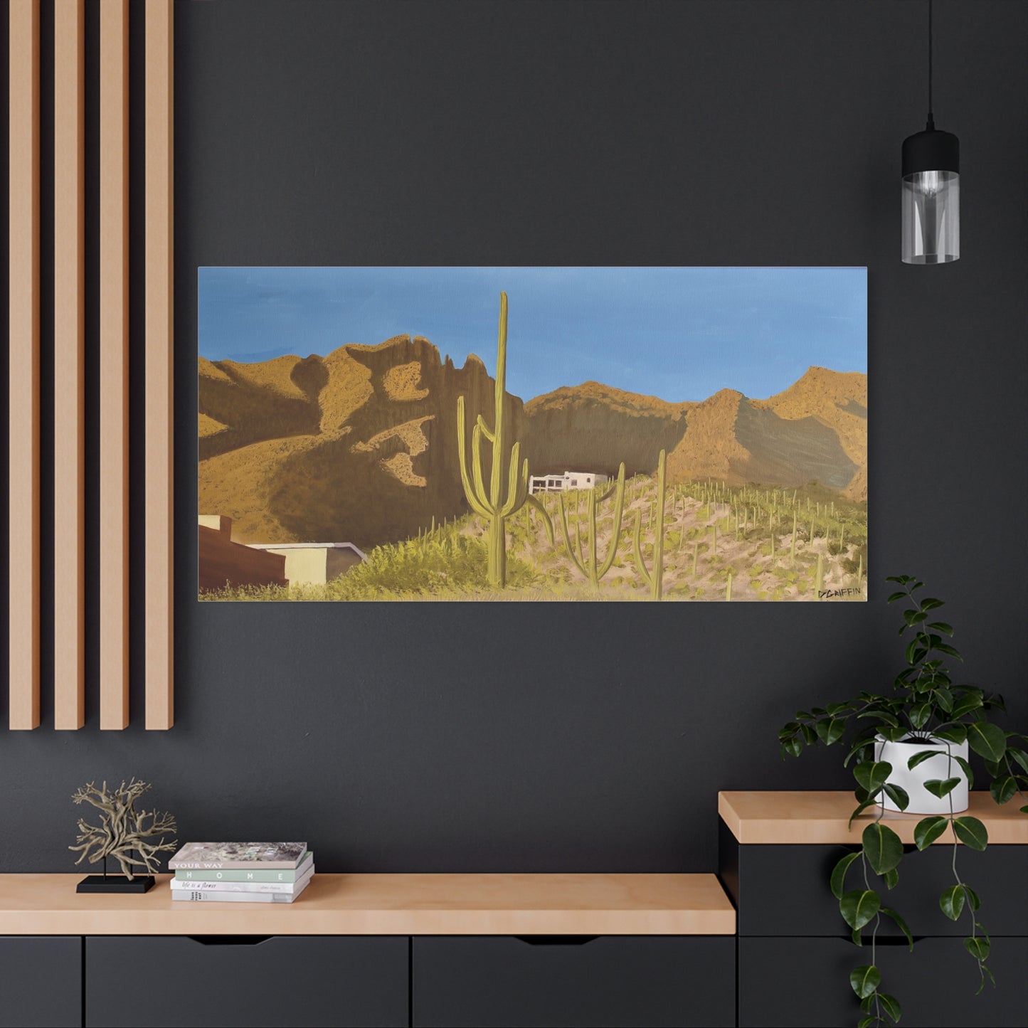 "Quartzite Canyon" - Stretched Canvas Wall Decor