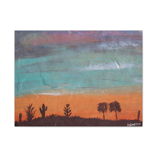 "Sonoran Sunset" - Stretched Canvas Wall Decor