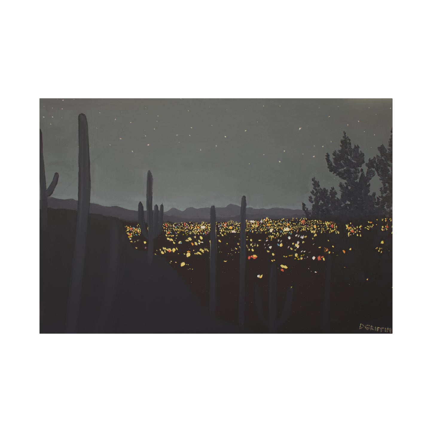 "Ocean of Jewels" - Stretched Canvas Wall Decor