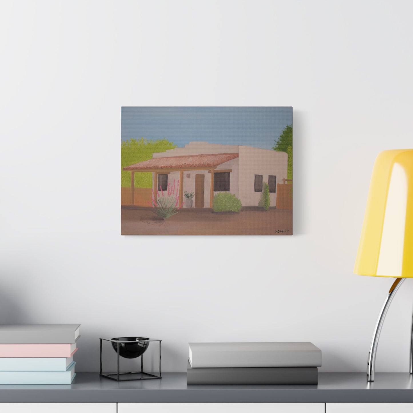 "Casita in the Sun" - Stretched Canvas Wall Decor