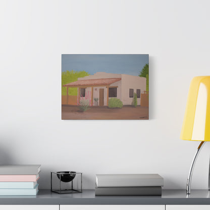 "Casita in the Sun" - Stretched Canvas Wall Decor