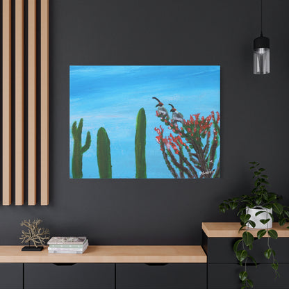 "Desert Duo" - Stretched Canvas Wall Decor