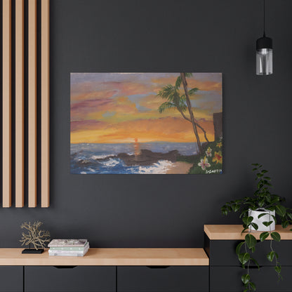 "Magic Sands Beach" - Stretched Canvas Wall Decor