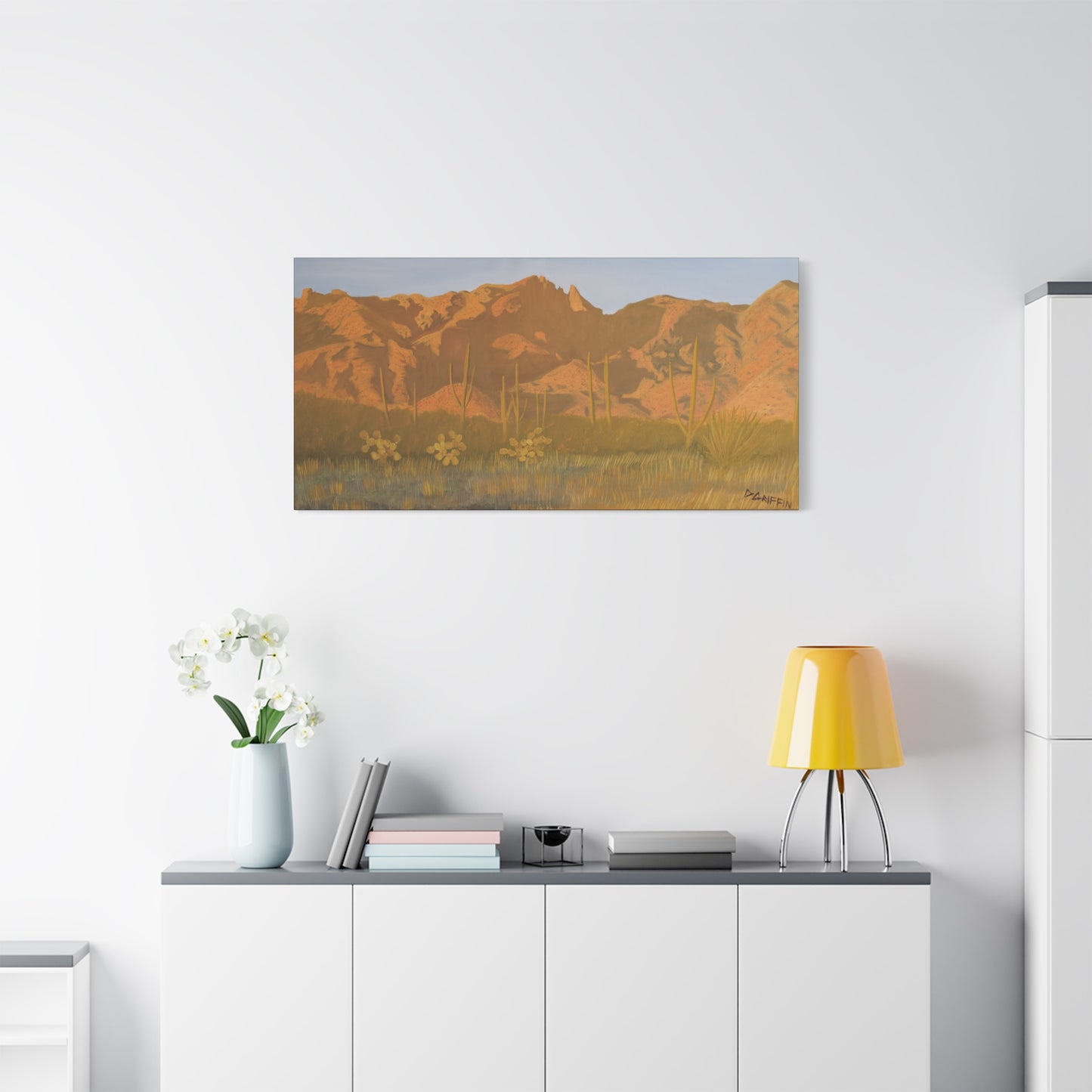 "Golden Hour in the Foothills" - Stretched Canvas Wall Decor