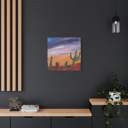 “Sonoran Twilight” - Stretched Canvas Wall Decor