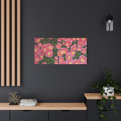 "Pink Petals" - Stretched Canvas Wall Decor
