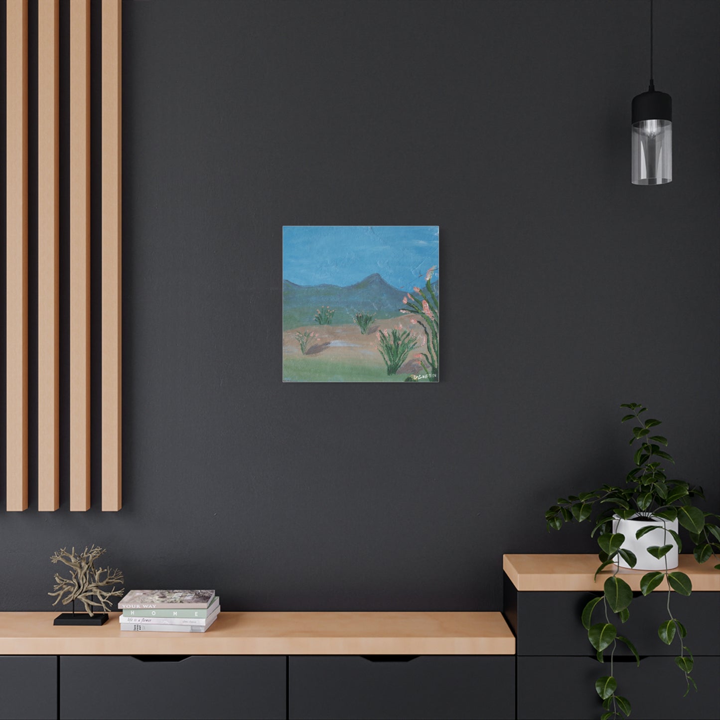 "Ocotillo Valley" - Stretched Canvas Wall Decor