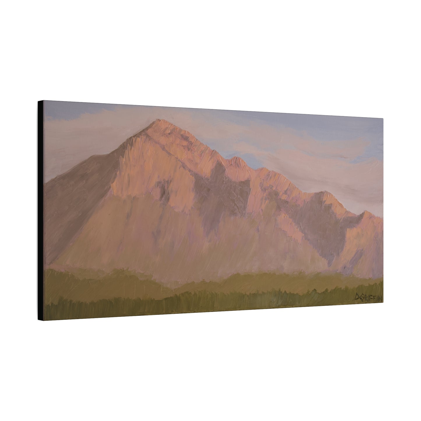 "Pusch Peak" - Stretched Canvas Wall Decor