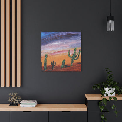 “Sonoran Twilight” - Stretched Canvas Wall Decor