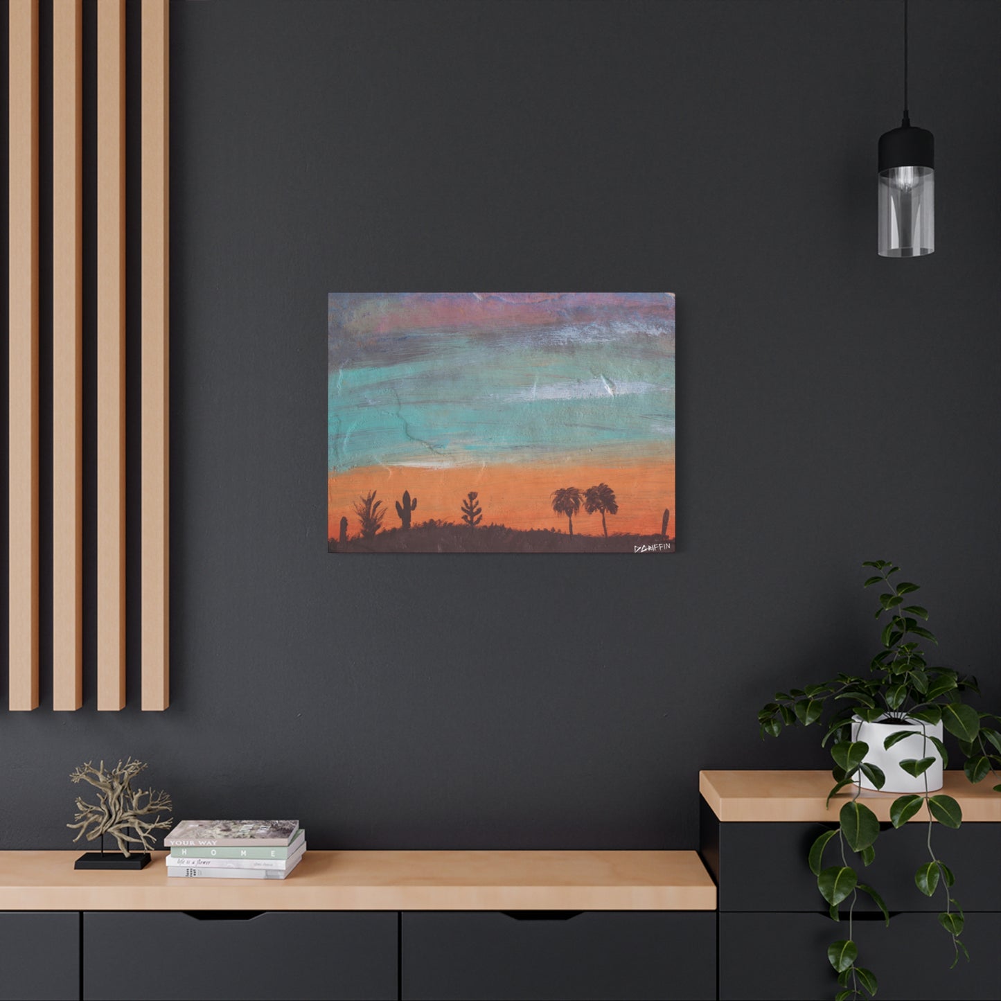 "Sonoran Sunset" - Stretched Canvas Wall Decor
