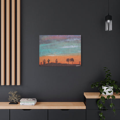"Sonoran Sunset" - Stretched Canvas Wall Decor
