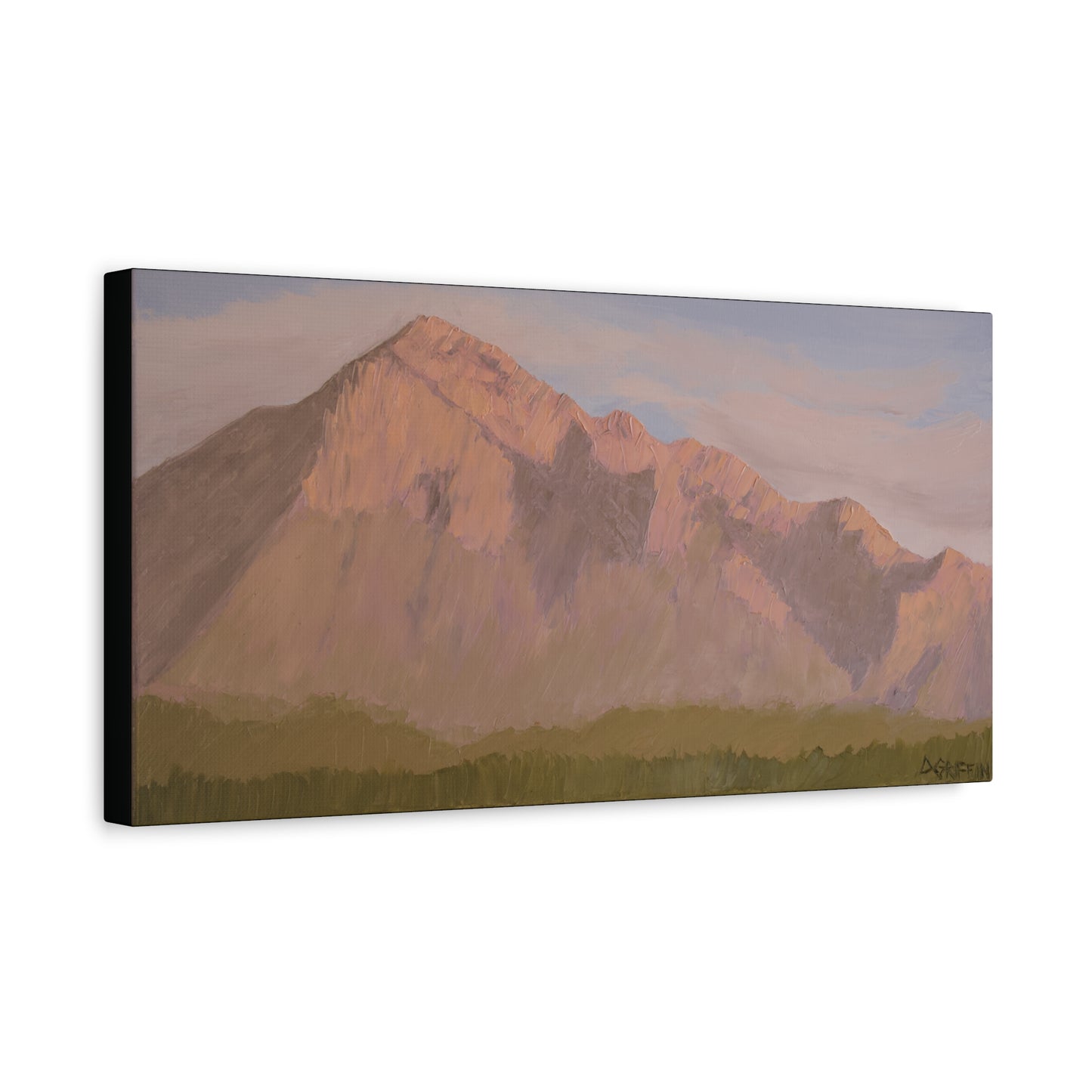 "Pusch Peak" - Stretched Canvas Wall Decor