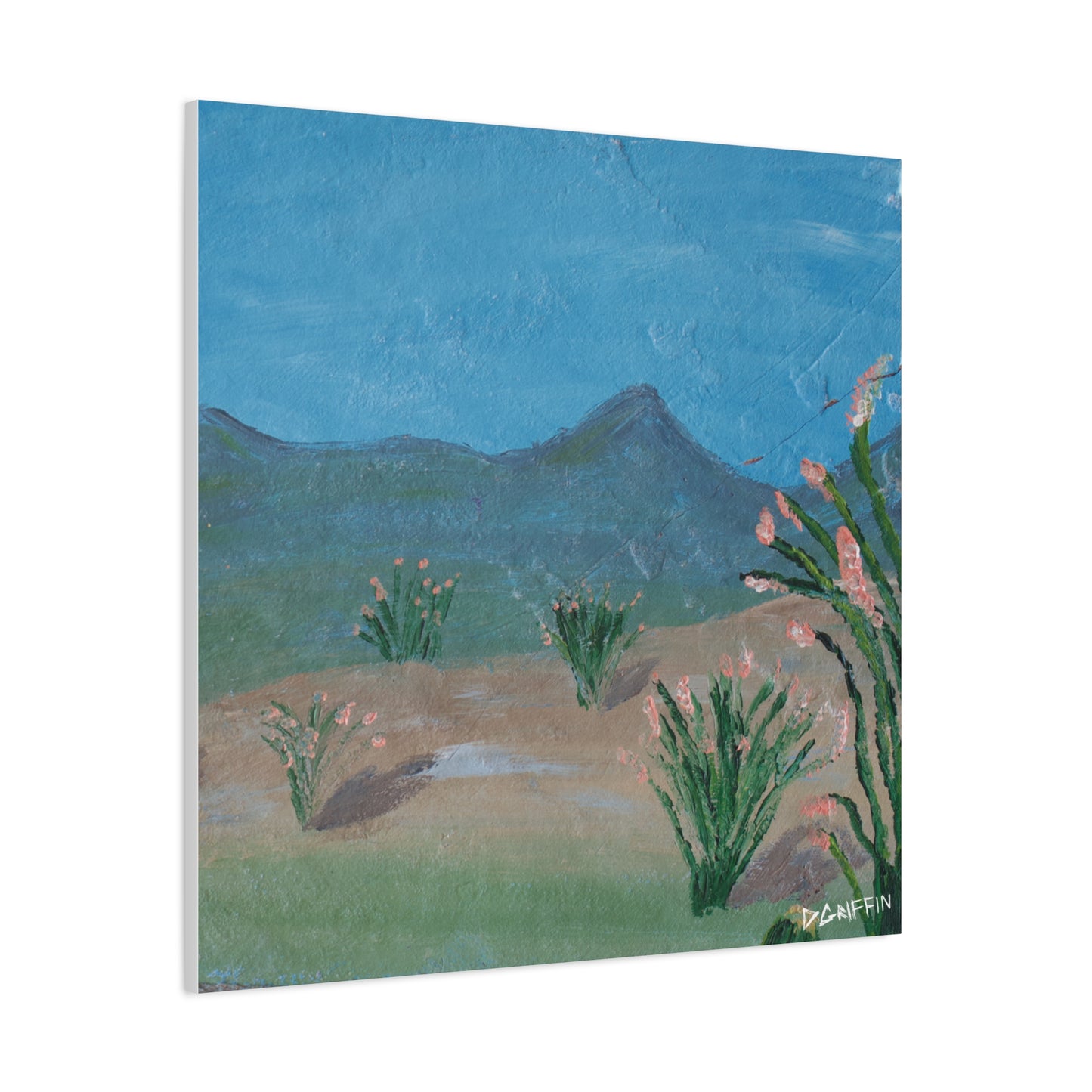 "Ocotillo Valley" - Stretched Canvas Wall Decor