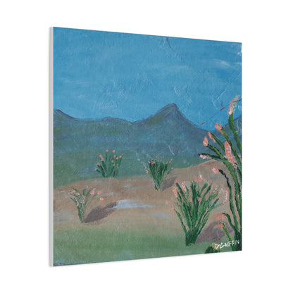 "Ocotillo Valley" - Stretched Canvas Wall Decor