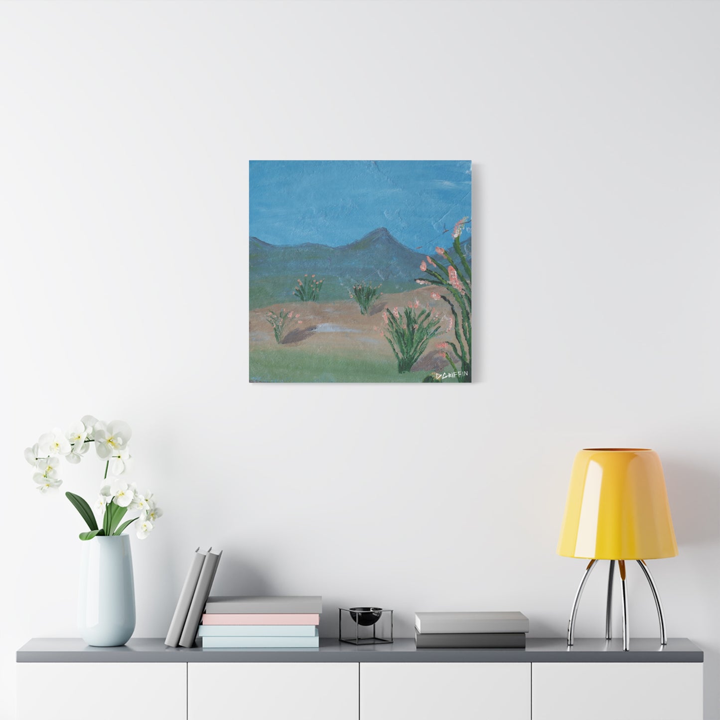 "Ocotillo Valley" - Stretched Canvas Wall Decor