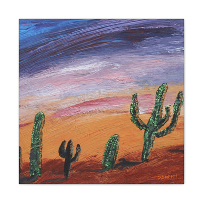 “Sonoran Twilight” - Stretched Canvas Wall Decor