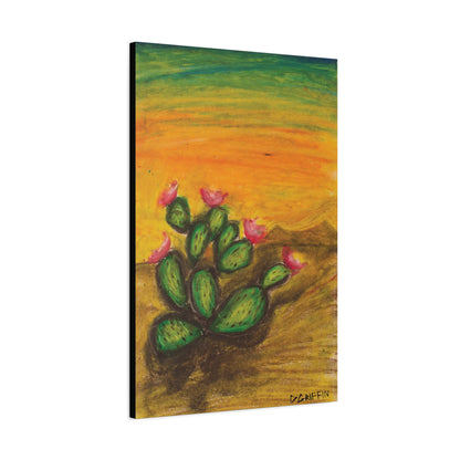 "Prickly Radiance"- Stretched Canvas Wall Decor