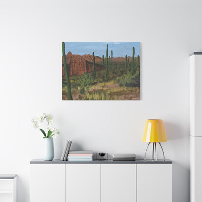 "Horizonte Espinoso" - Stretched Canvas Wall Decor