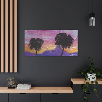 "Sunset in the Foothills" - Stretched Canvas Wall Decor