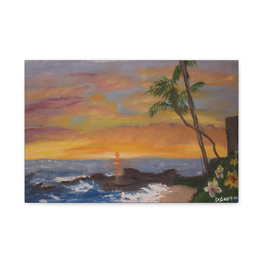 "Magic Sands Beach" - Stretched Canvas Wall Decor