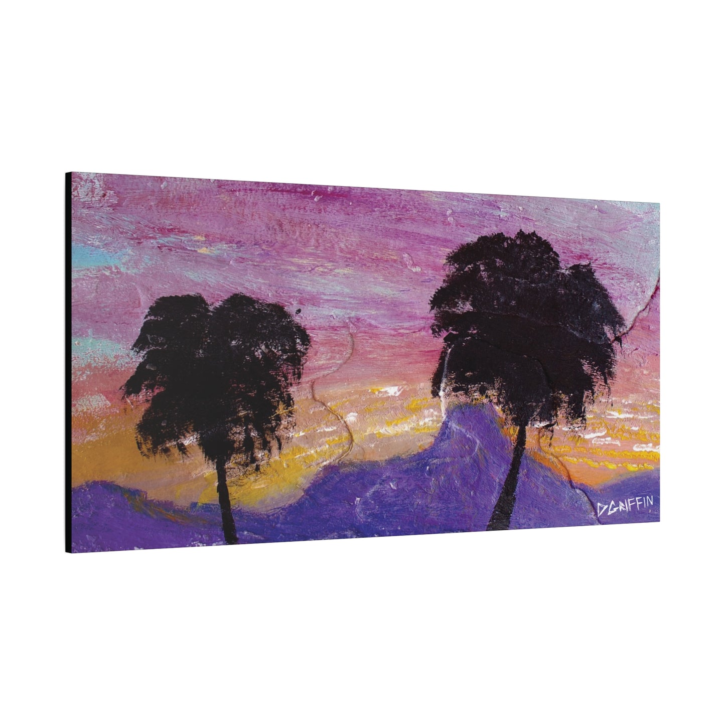 "Sunset in the Foothills" - Stretched Canvas Wall Decor
