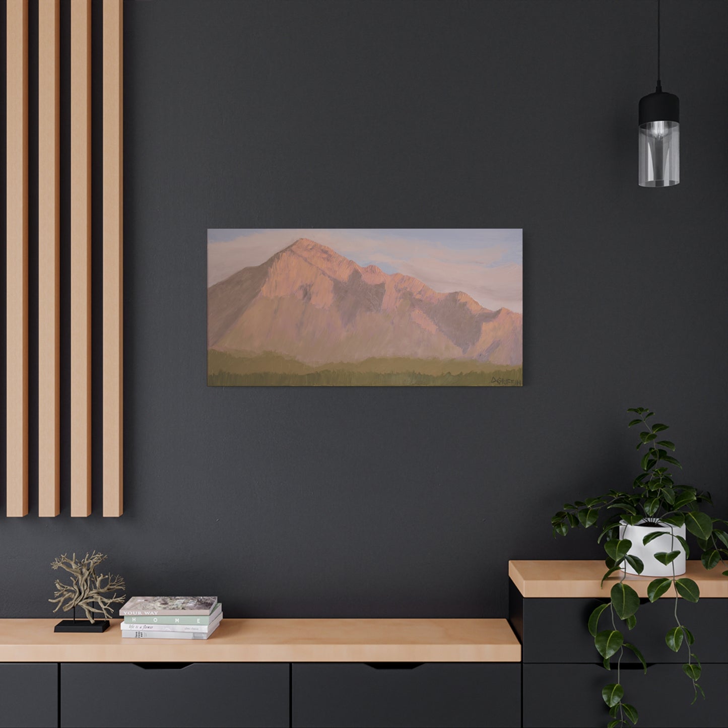"Pusch Peak" - Stretched Canvas Wall Decor