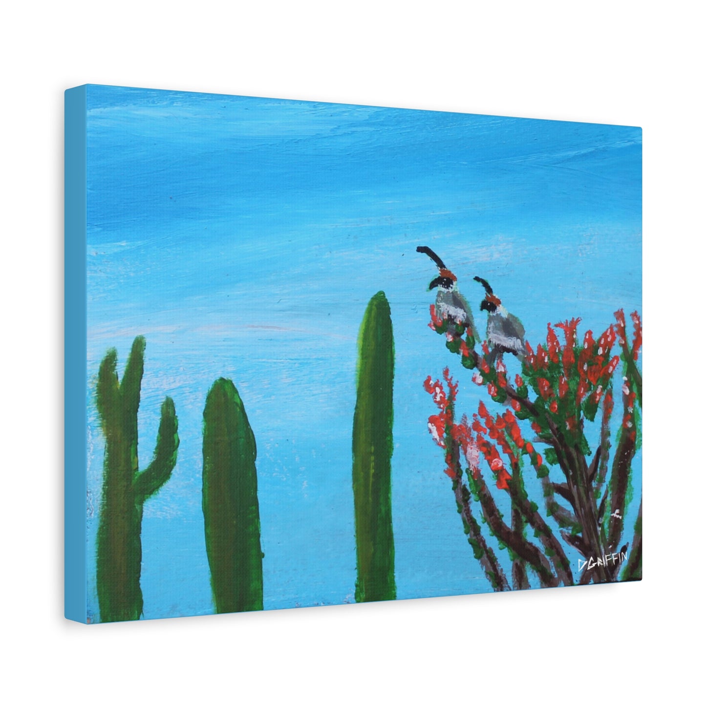 "Desert Duo" - Stretched Canvas Wall Decor