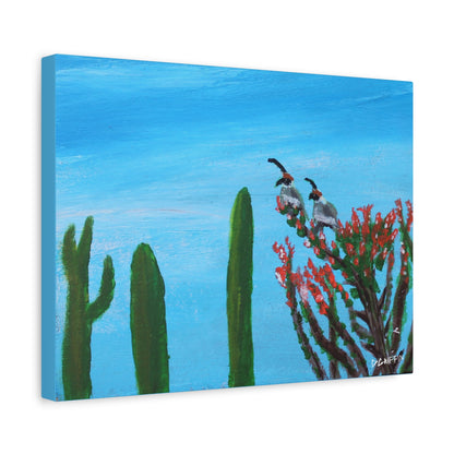 "Desert Duo" - Stretched Canvas Wall Decor