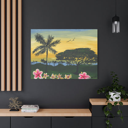 "Four Seasons Kona" - Stretched Canvas Wall Decor