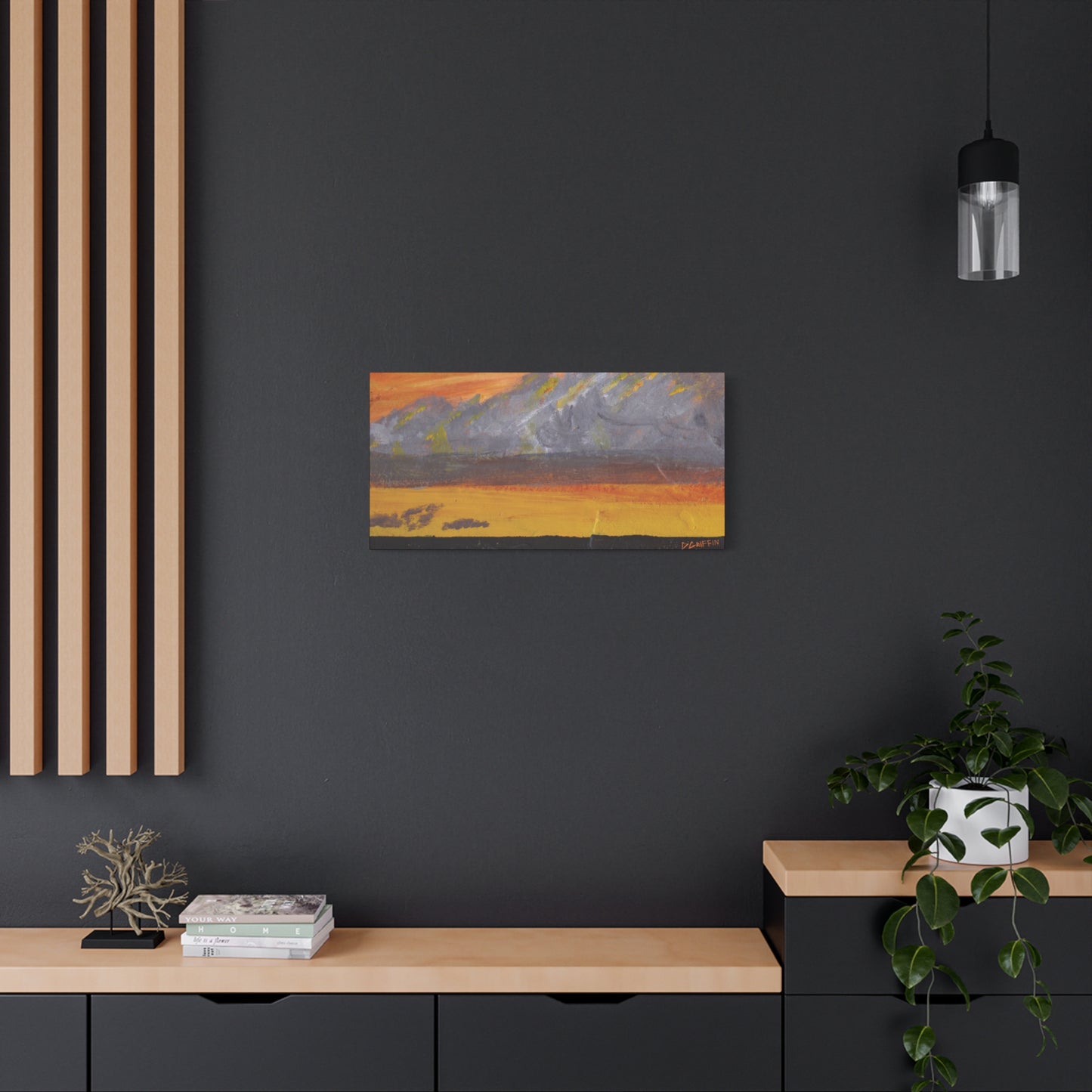 "Sonoran Monsoon" - Stretched Canvas Wall Decor