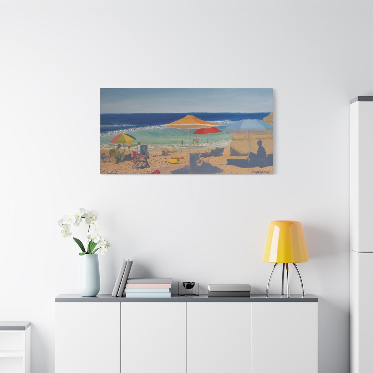 "South Casa Beach" - Stretched Canvas Wall Decor