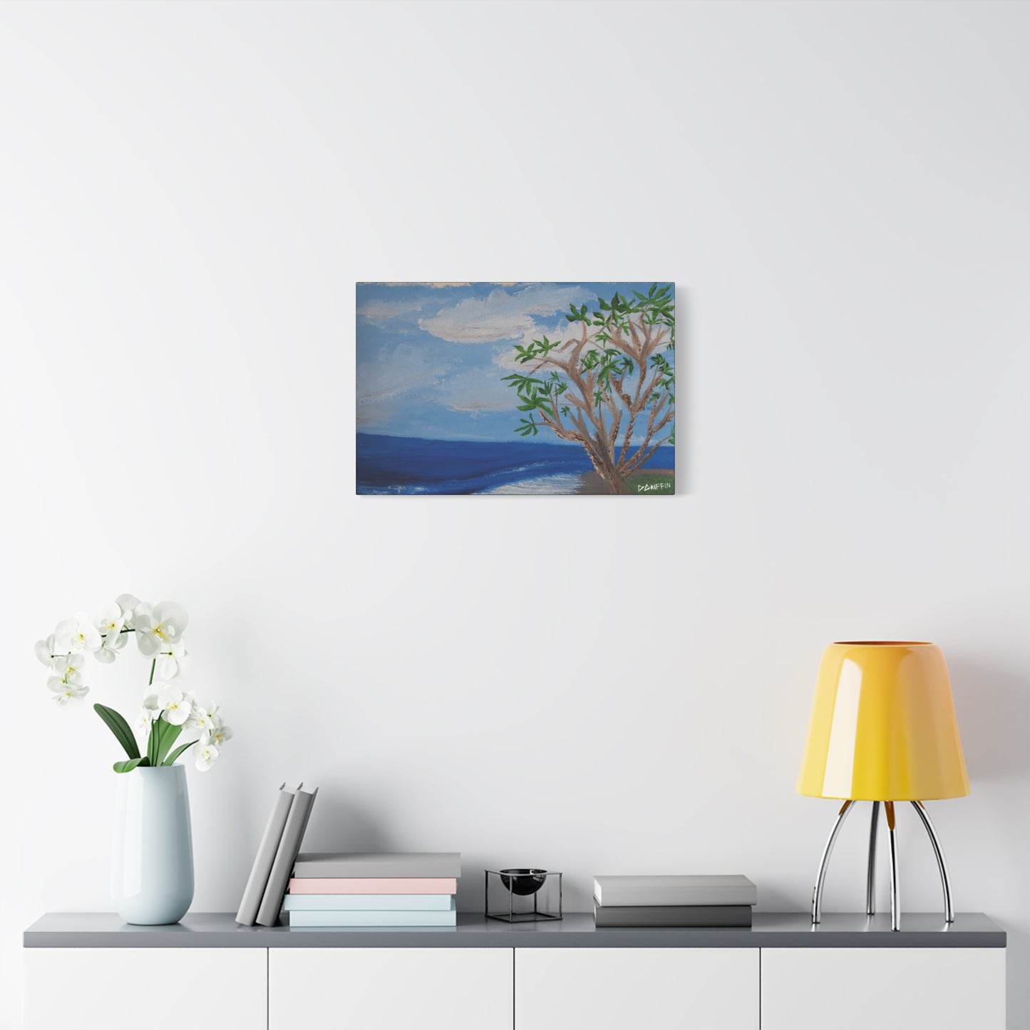 "Kona Coastline" - Stretched Canvas Wall Decor