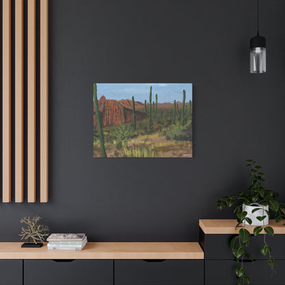 "Horizonte Espinoso" - Stretched Canvas Wall Decor