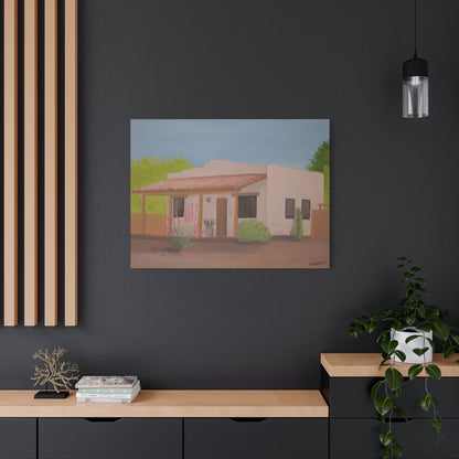 "Casita in the Sun" - Stretched Canvas Wall Decor
