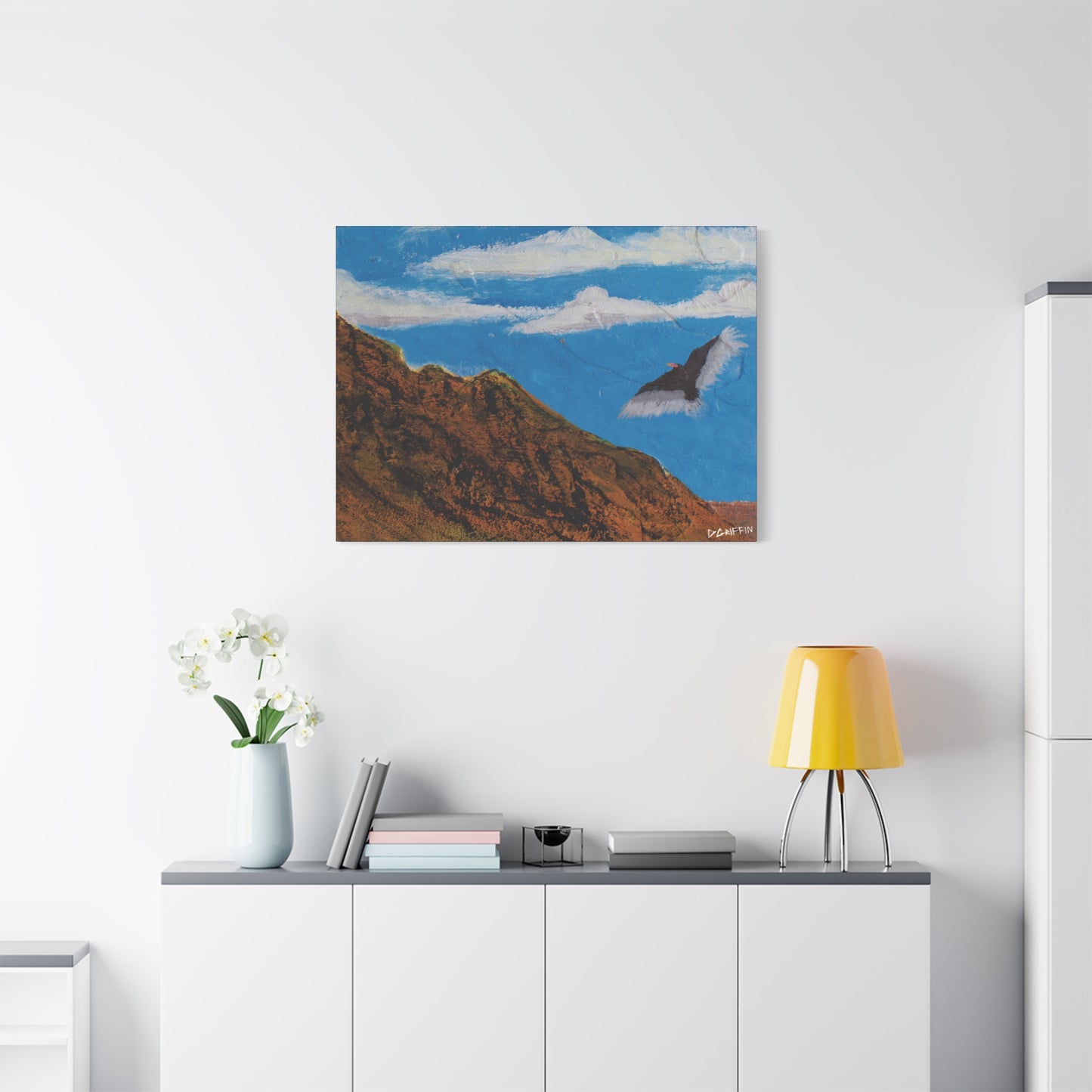 "Sonoran Scavenger" - Stretched Canvas Wall Decor