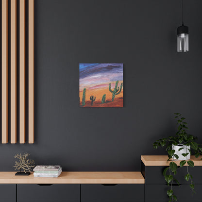 “Sonoran Twilight” - Stretched Canvas Wall Decor