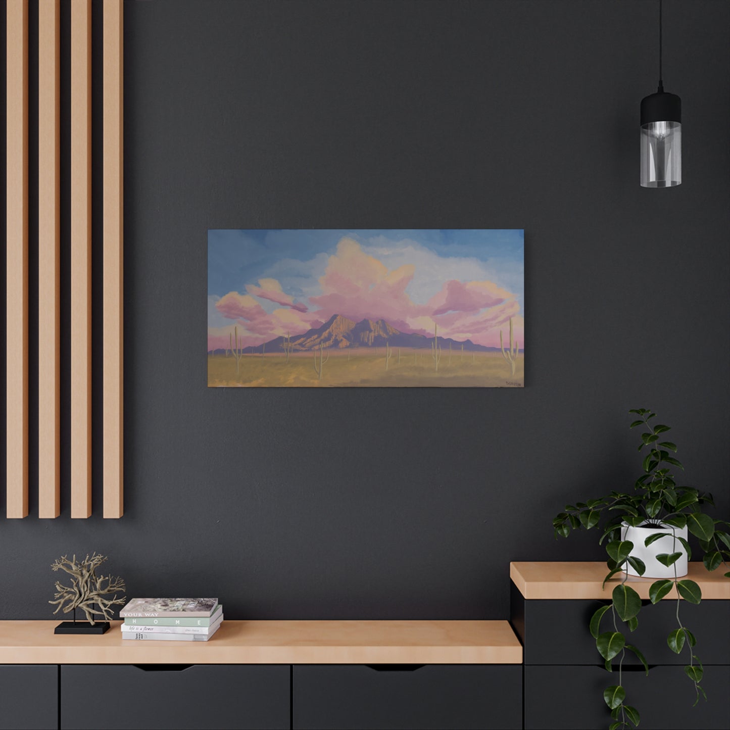 "Desert Hues" - Stretched Canvas Wall Decor