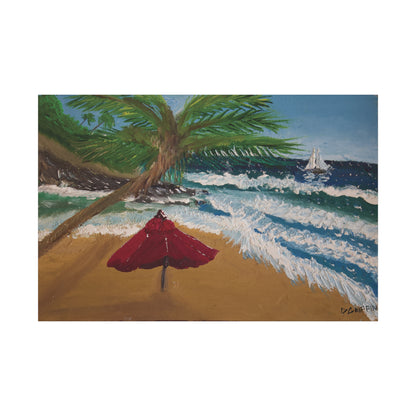 "Hilo Shores" - Stretched Canvas Wall Decor