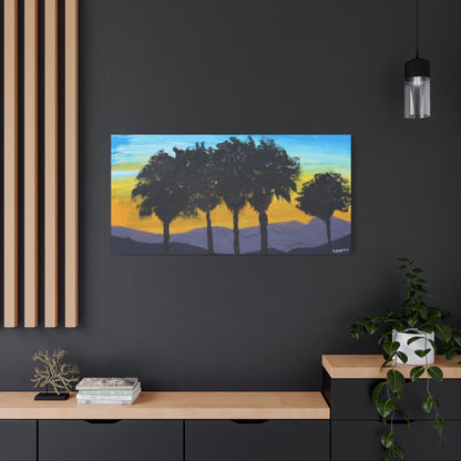 Copy of "Palm Sunset" - Stretched Canvas Wall Decor