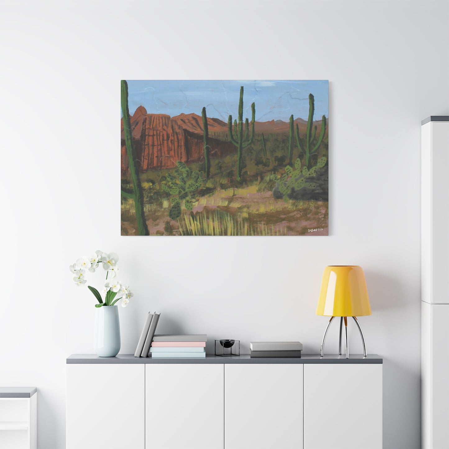 "Horizonte Espinoso" - Stretched Canvas Wall Decor