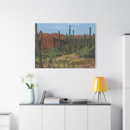 "Horizonte Espinoso" - Stretched Canvas Wall Decor