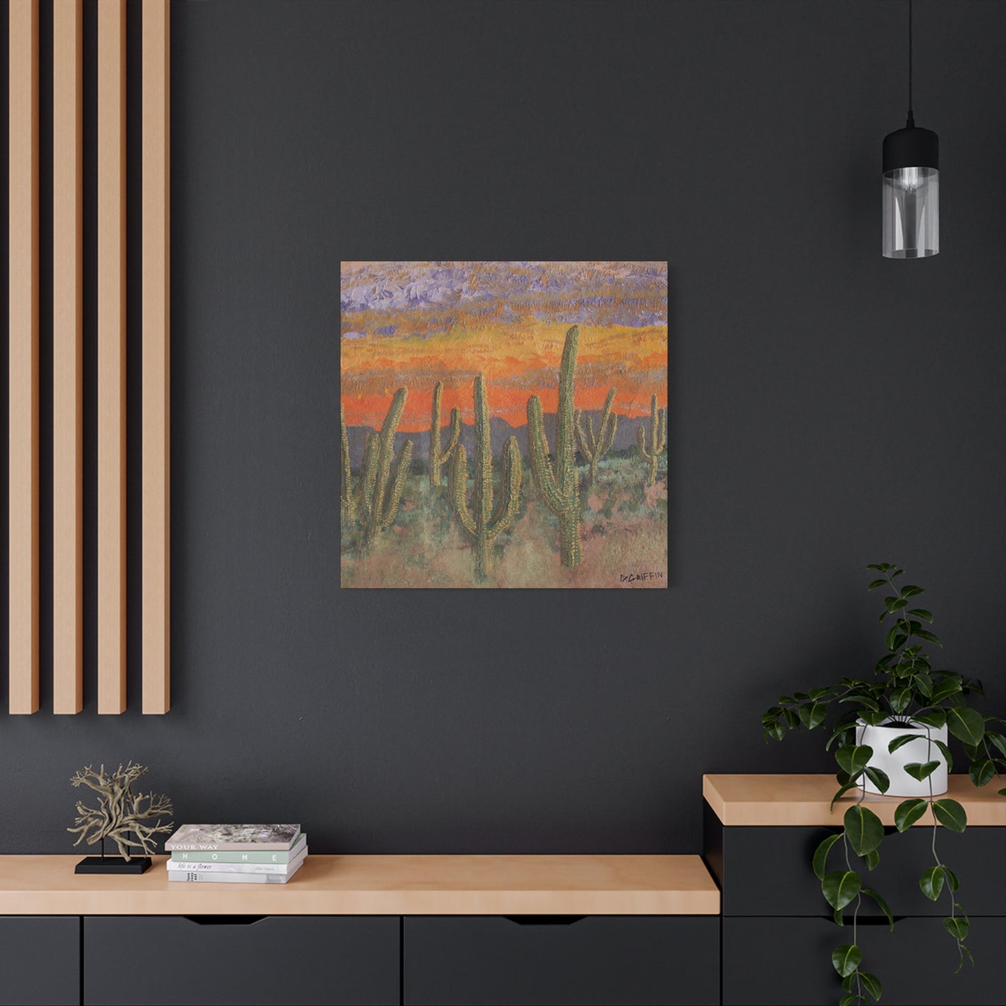 “The Standing Ones” - Stretched Canvas Wall Decor