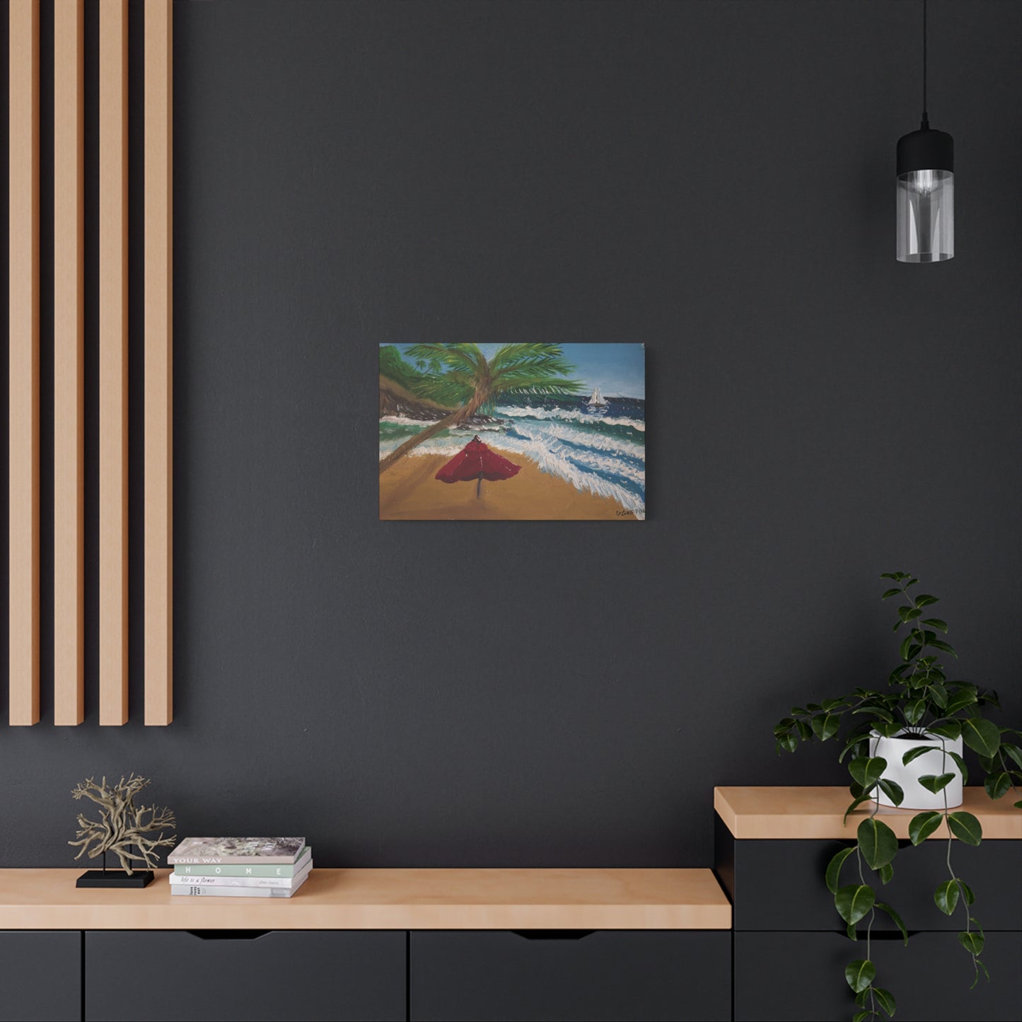 "Hilo Shores" - Stretched Canvas Wall Decor