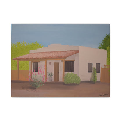 "Casita in the Sun" - Stretched Canvas Wall Decor