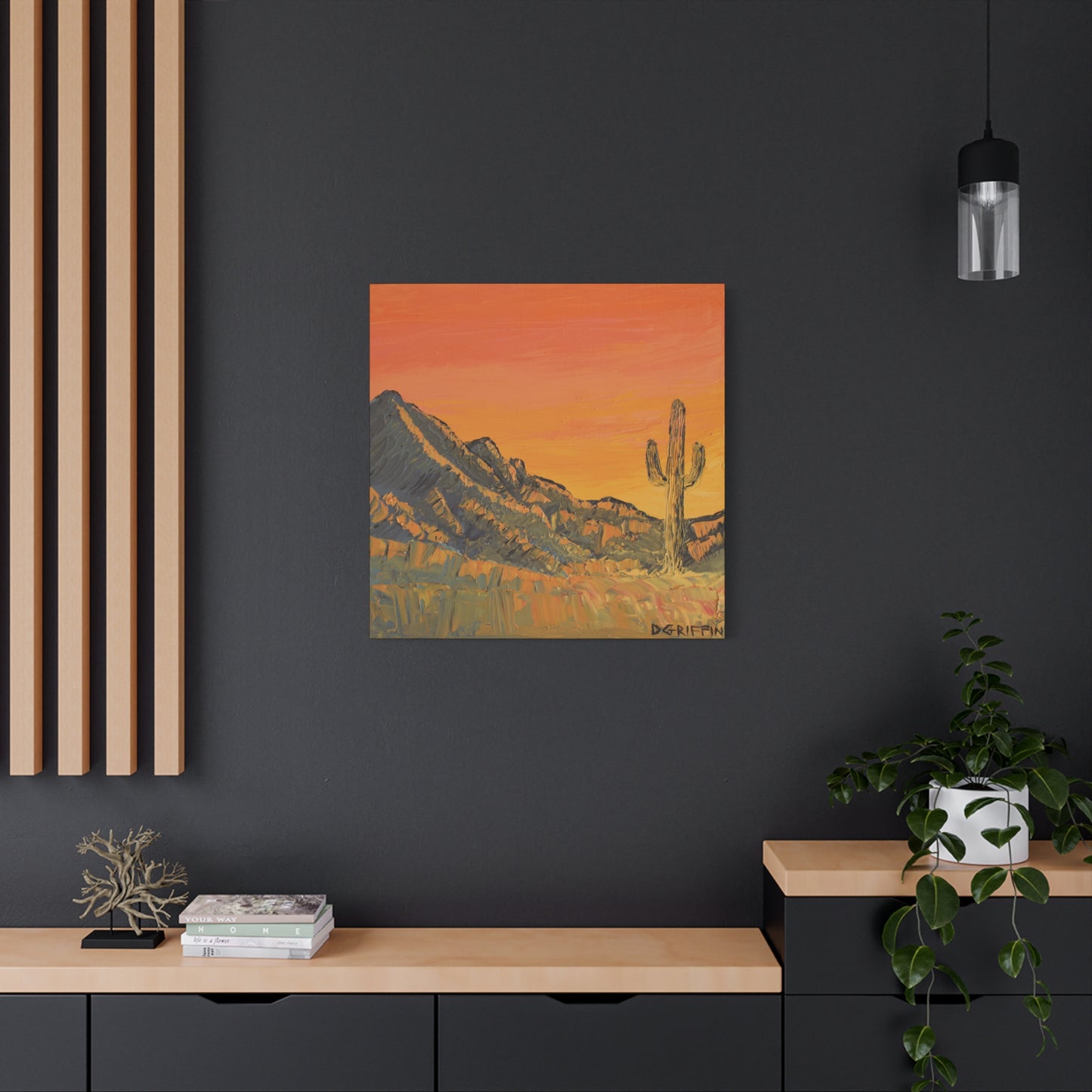 "Golden Hour" - Stretched Canvas Wall Decor