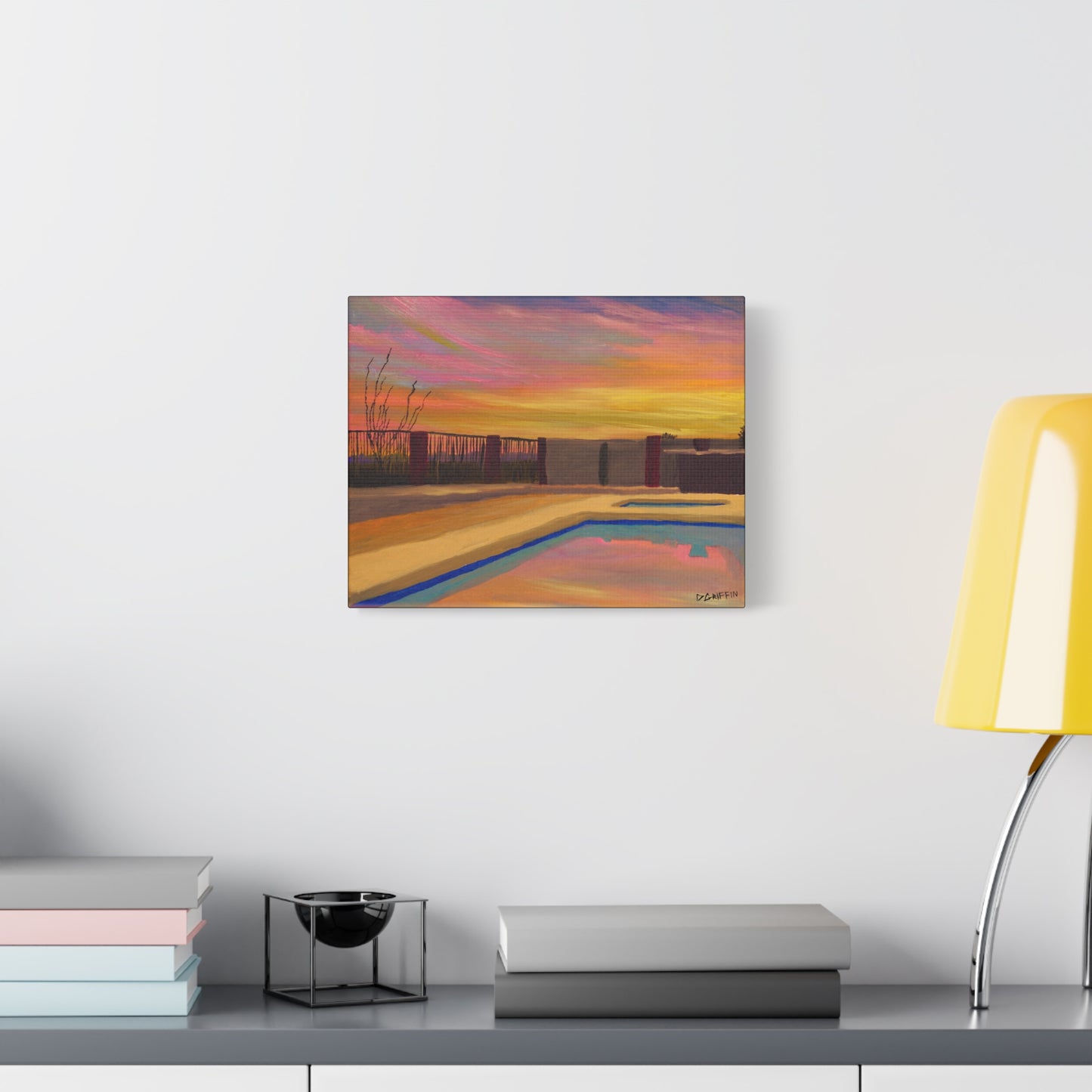 "Catalina Sunset" - Stretched Canvas Wall Decor