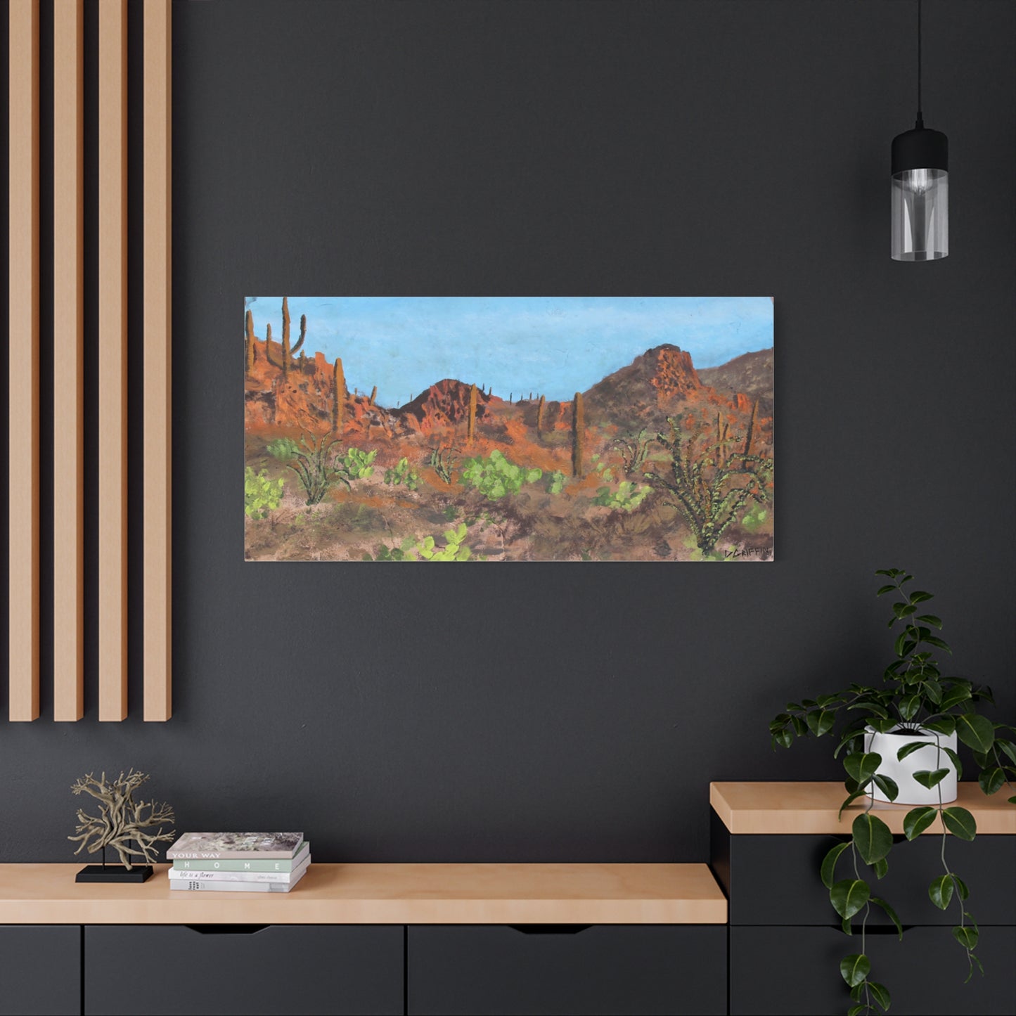 "Gates Pass" - Stretched Canvas Wall Decor