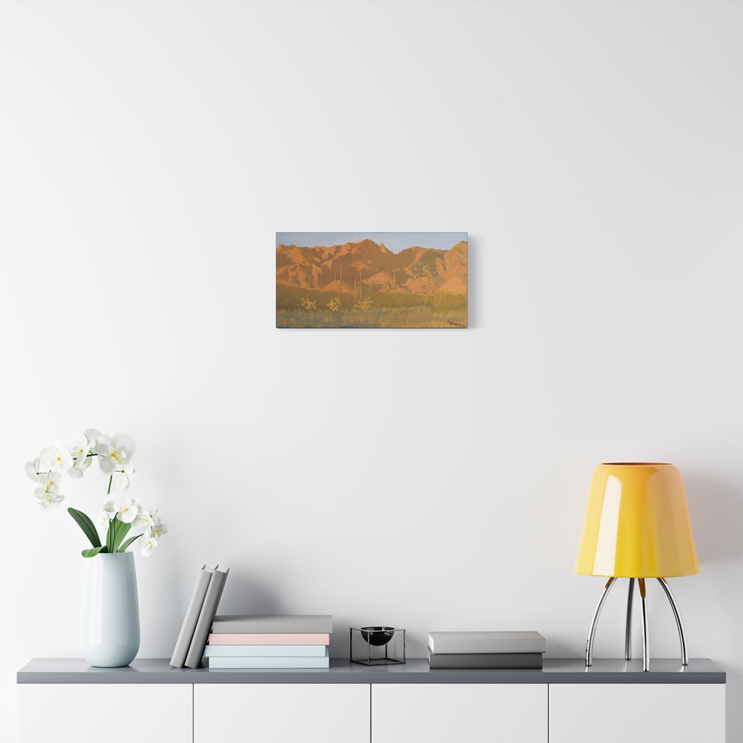 "Golden Hour in the Foothills" - Stretched Canvas Wall Decor
